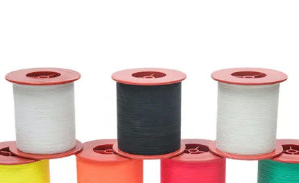 100% polyester màu sắc cầu vồng hai mặt phản xạ sợi cho đan rửa độ bền 0.25mm 0.5mm 1mm