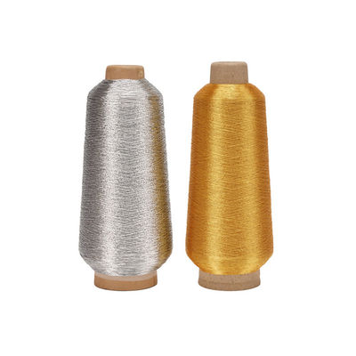 Ms Loại Lurex Sợi thêu vàng kim loại bạc Sợi 75D Số lượng sợi
