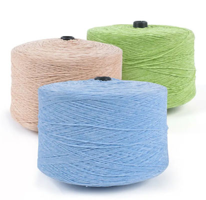 Glitter Chenille Yarn 95 Polyester 5 Sliver Ne 12NM Màu sắc và trắng thô Anti Pilling