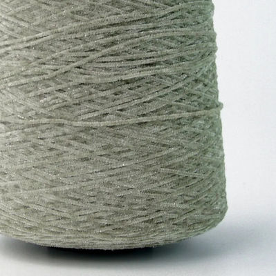 Glitter Chenille Yarn 95 Polyester 5 Sliver Ne 12NM Màu sắc và trắng thô Anti Pilling