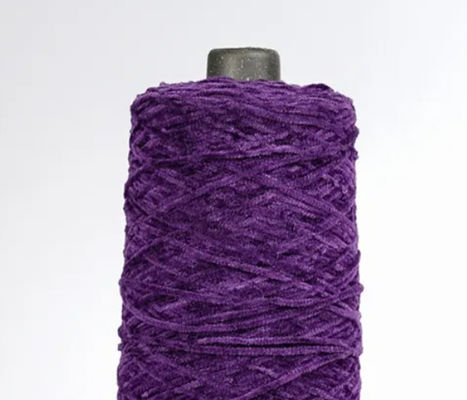 Màu sắc crochet bé Bernat dải polyester fuzzy Velvet chenille sợi