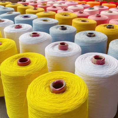 Phụn cao cấp Polyester Spun Yarn Custom Ring Hot Fabric Polyester Viscose Blended Yarn