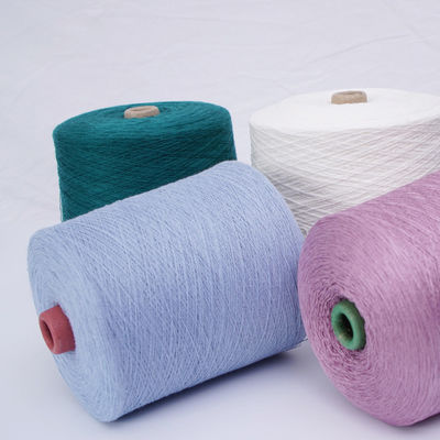 Đèn nhẹ 100% Denier đàn hồi sợi polyester nhuộm 100D trộn vòng Dacron Dty sợi 20S / 3