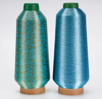 Dệt kim loại tinh khiết của Nhật Bản thêu Lurex Yarn Polyester Gold Yarn